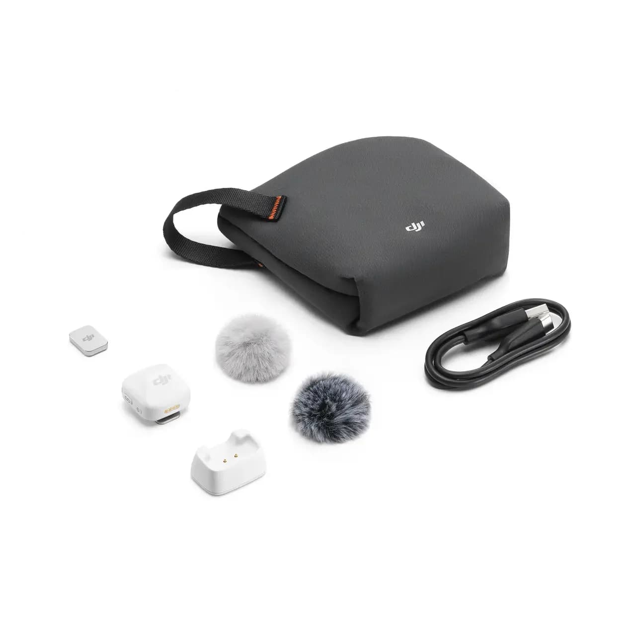 DJI Mic Mini Audio de haute qualité avec Transmission Stable fonctionnement 48 heures avec boîtier s