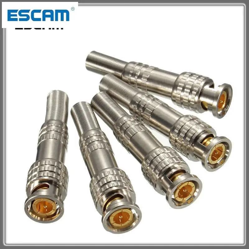30 pcs/lot connecteur mâle BNC RG-59 pour câble Coaxial extrémité en laiton câble à sertir vissage c