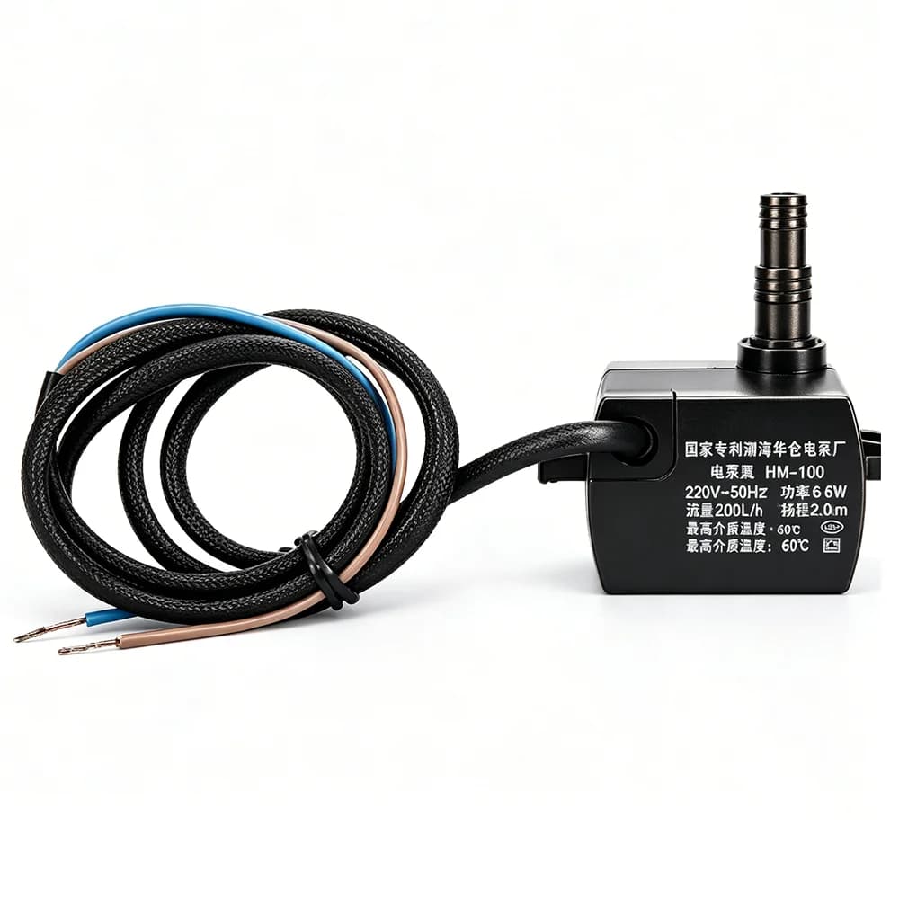 Pompe submersible universelle pour ventilateur à eau froide HM-100, 220-240V 8W, pompe à eau pour cl