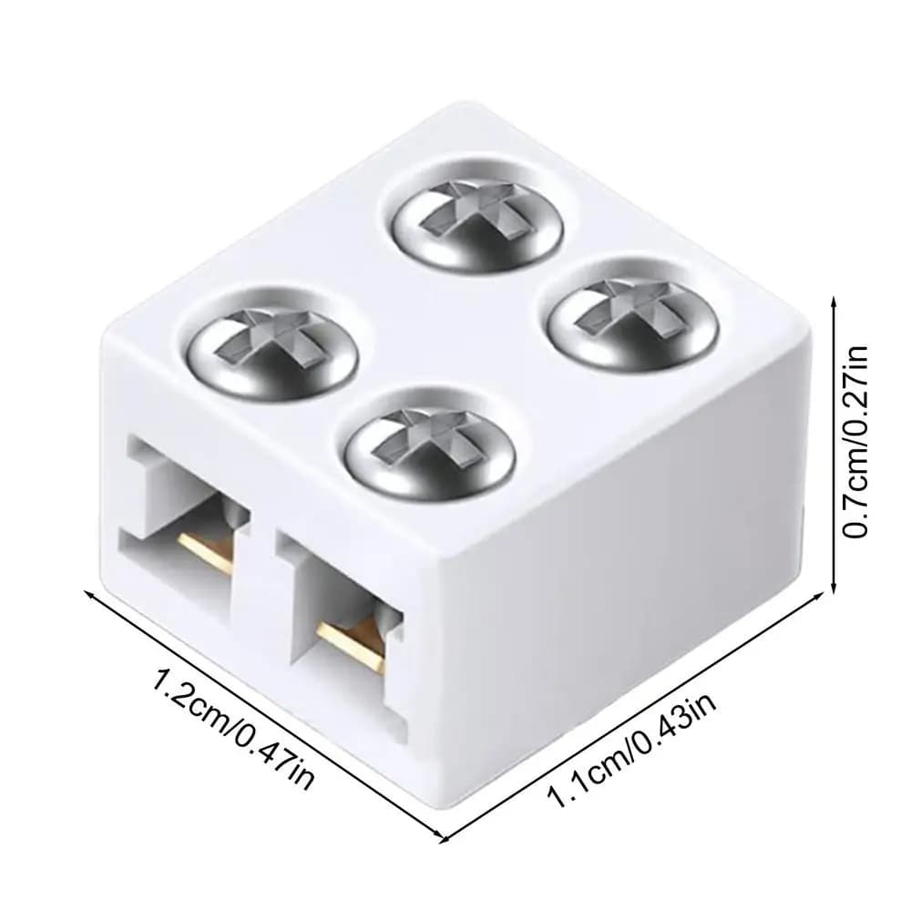Connecteurs de bande LED / Connecteurs LED sans soudure de 8 mm / Pinces de fixation pour bandes lum