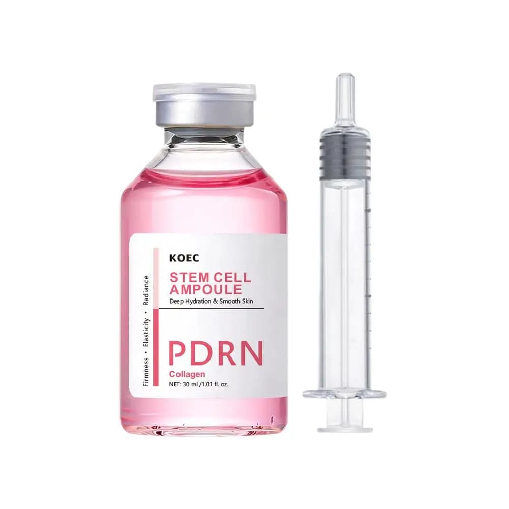 Ampoule PDRN Éclat Boostant Rose Vitamine Hydratante Nourrissante Essence Cellules Souches Lissante