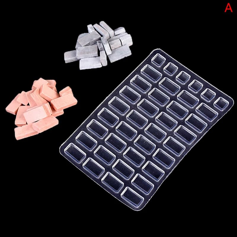 NOUVEAU 1 pièce Moule en silicone pour mini-briques de construction, modèle de briques en ciment pou