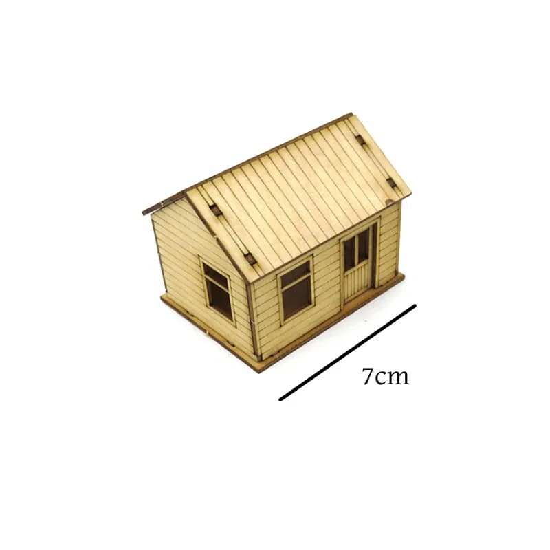 Kit de modèle de puzzle d'assemblage de maison en bois, décoration d'intérieur bricolage, échelle 1/