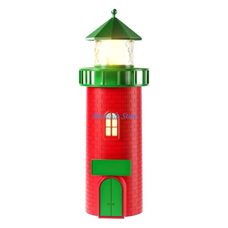 U2JC – décoration phare noël, Construction ABS, ornement bureau, accessoire réunion famille économe