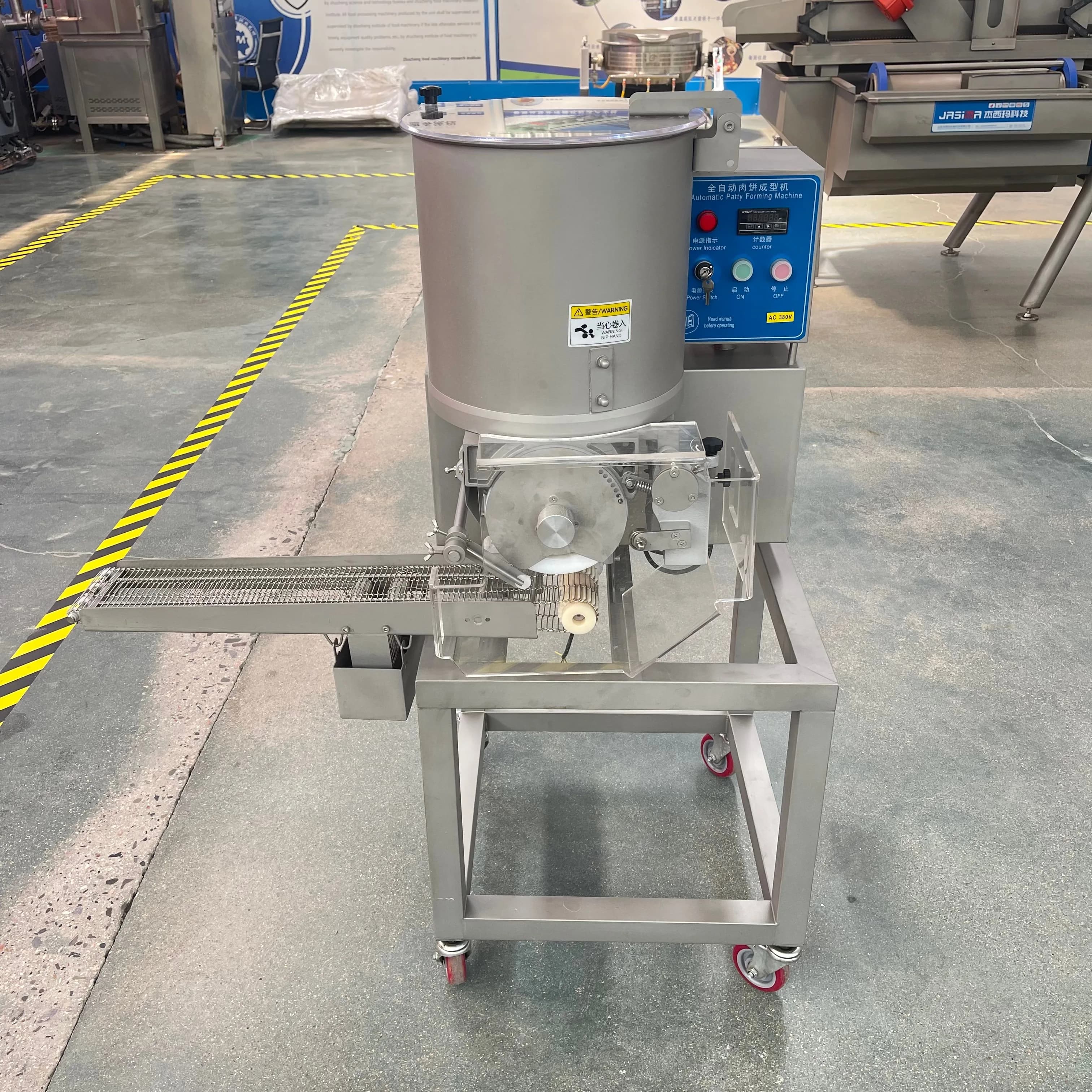 Machine de formage automatique de galettes de viande industrielle personnalisée, machine de fabricat