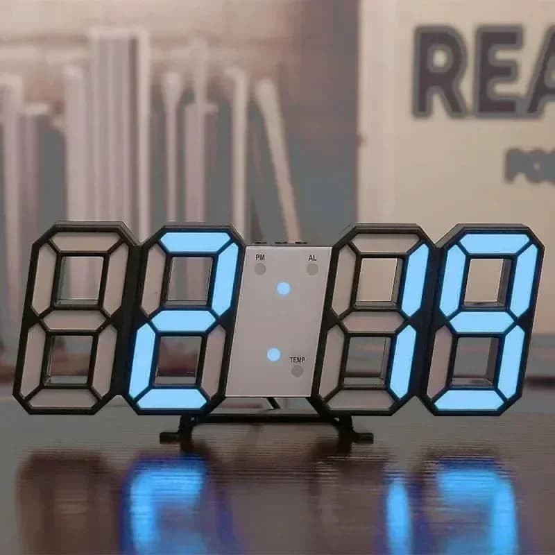Horloge murale numérique montres de bureau alarme électronique décoration de maison moderne pour déc