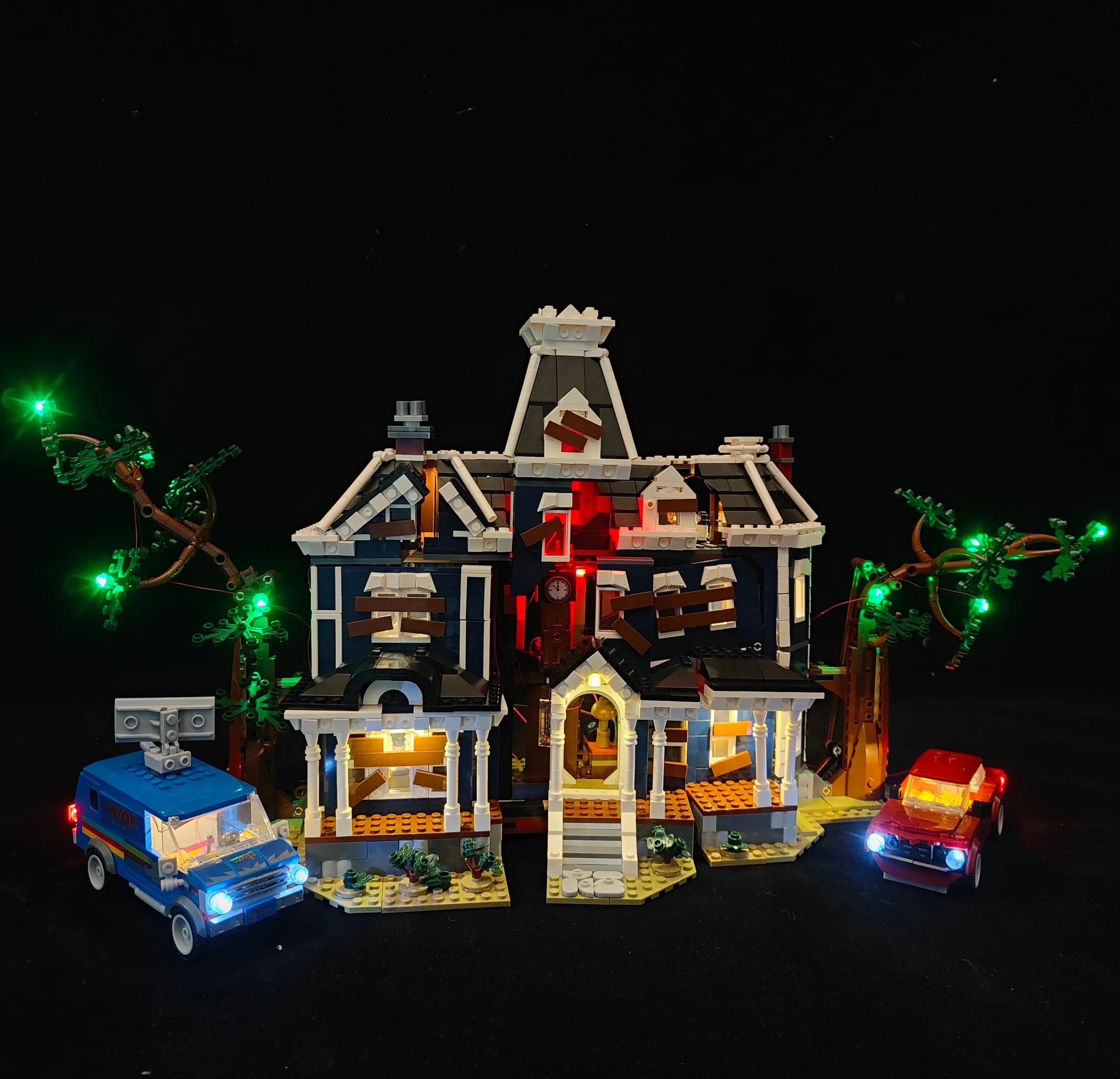 Ensemble d'éclairage pour LEGO The Creel House Movie 11370, blocs de construction, lampes, jouets, n