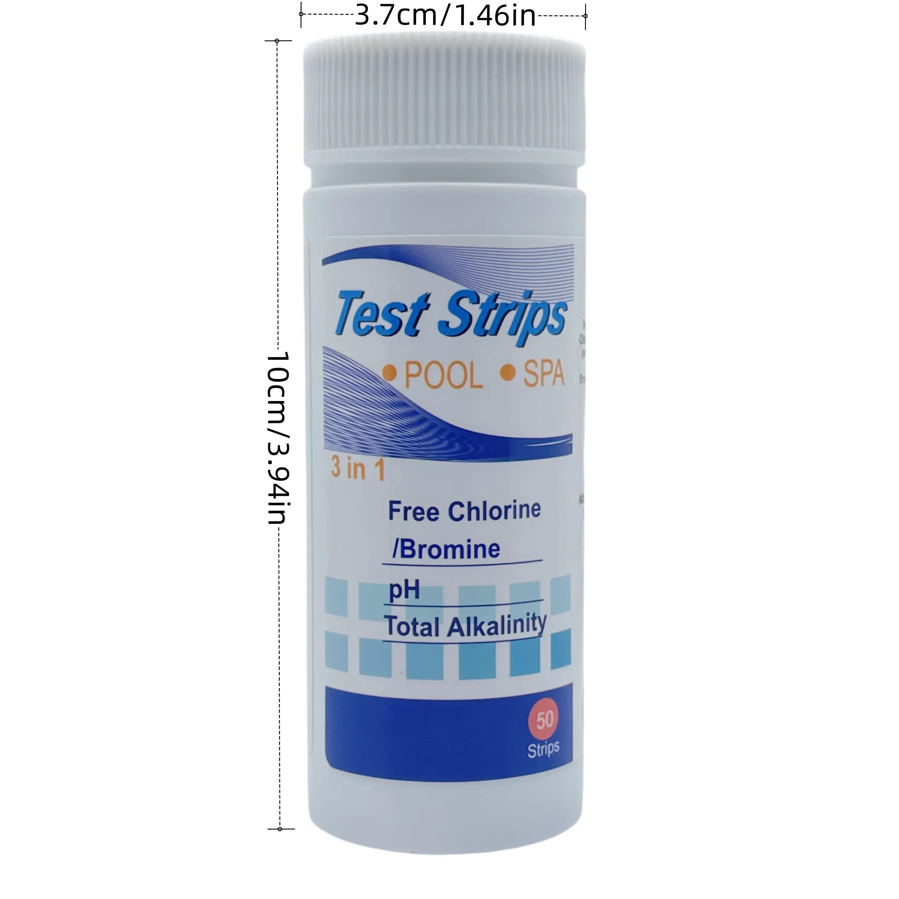 Bandes de test de chlore et de pH pour SPA, piscine, aquarium, réservoir de poissons – Testeur d'eau