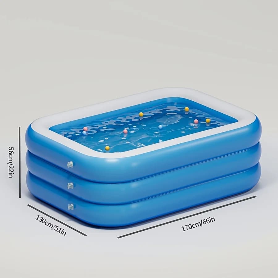 Piscine gonflable pour cour, jardin de pelouse, grande piscine de jeu aquatique d'été pliable, pisci