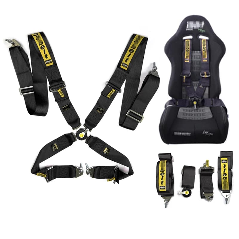 Ceinture de sécurité de course Sabelt JDM améliorée de 3 pouces et 4 points – Libération rapide et a