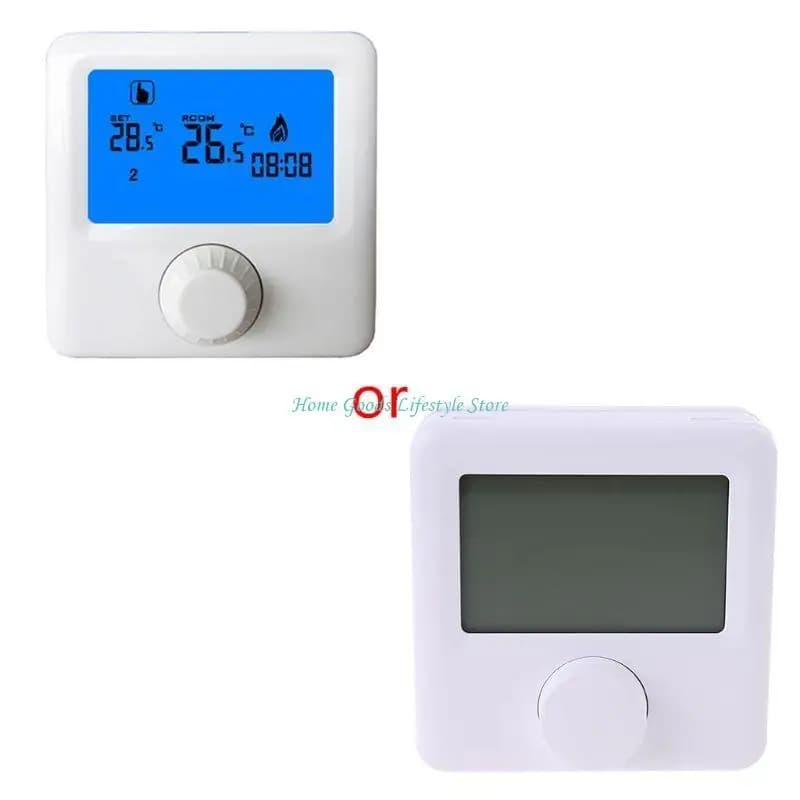 E74E Gas Chaudière Chauffage Thermostat Thermostat Battery Powered Temper température pour les chaud