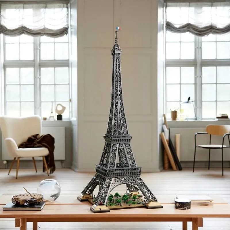 Nouveau modèle de tour Eiffel de Paris 10307 en briques, 1,49 m, 10001 pièces, élégant ornement de b