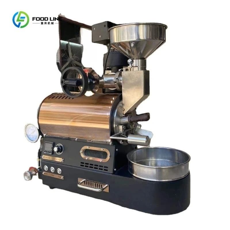 Torréfacteur à café miniature commercial personnalisé 300g, adapté à la torréfaction de café à domic