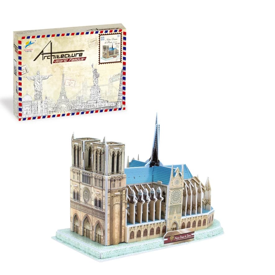 Bricolage papier 3D Puzzle modèle Attractions du monde Construction enfants bricolage développement