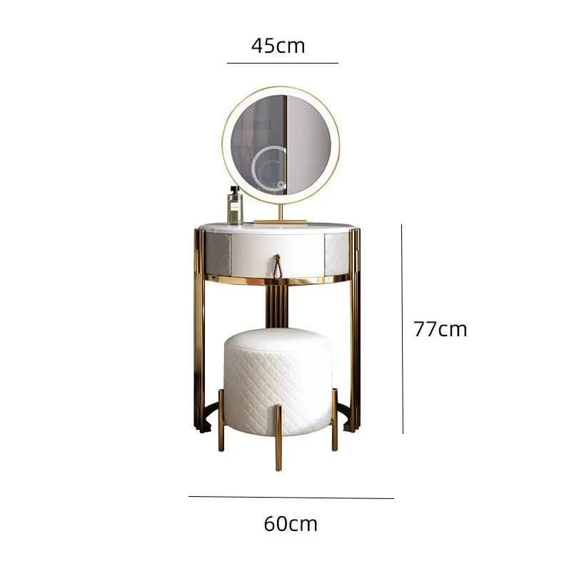 Style organisateur coiffeuse rangement ornements bijoux maquillage coiffeuse Design luxe Tocador De