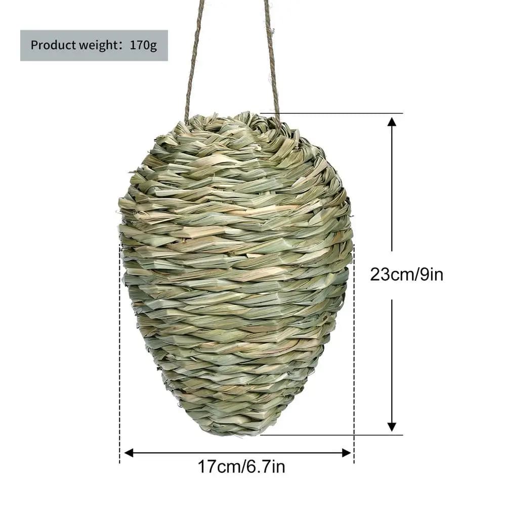 Nid de frelons factice, décoration suspendue tressée, imitation ruche, pour patio et jardin, répulsi