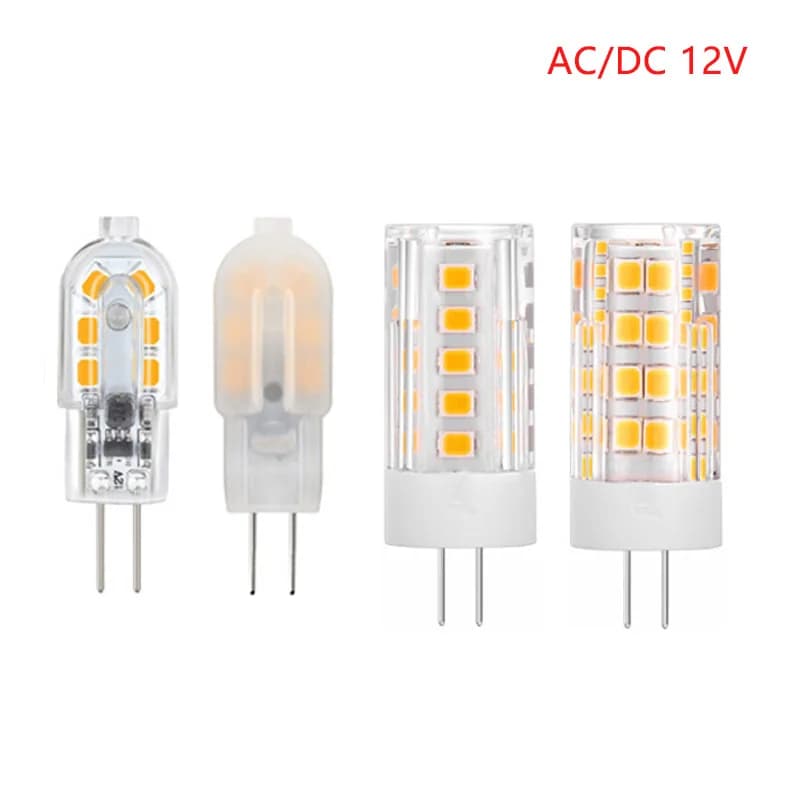 Mini Lampe LED G4 à Intensité Réglable 12V DC/AC 3W 5W 7W 9W 12W, Ampoule en Silicone COB Super Lumi