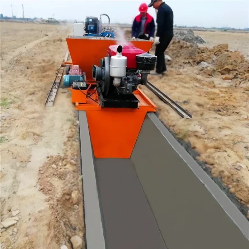 Machine de formage de fossés de haute qualité, machine de formage de canaux en U en béton, machine d