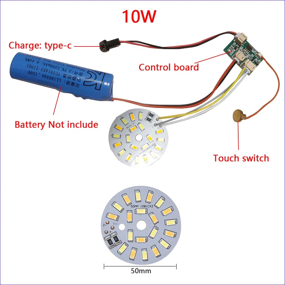 Source de lumière LED C3.7V, panneau lumineux, contrôleur de gradation, télécommande, changement de