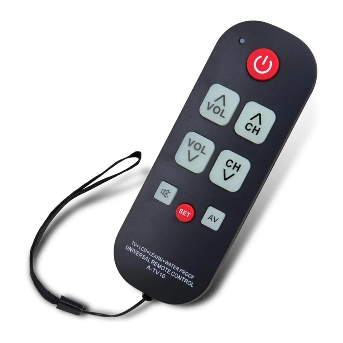 A73E-A-TV10 télécommande TV pour personnes âgées contrôleur universel télécommande étanche Simple av