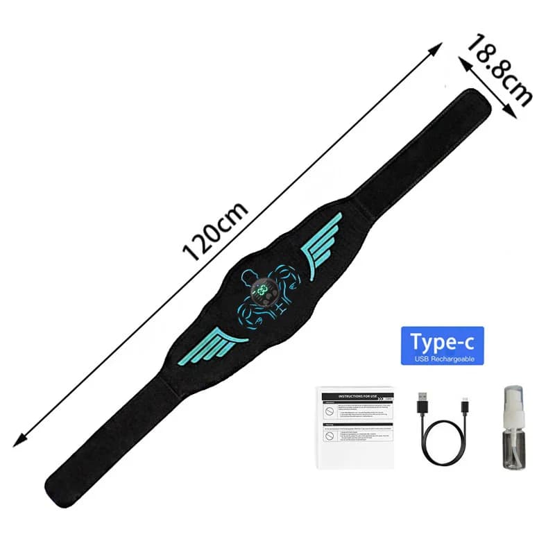 ABS formateur stimulateur musculaire électrique EMS ceinture de Toner musculaire abdominale masseur