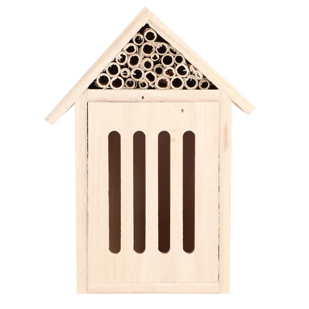 Maison d'insectes en bois de jardin, maison d'insectes bénéfique, maison d'abeilles, boîte de nid dé