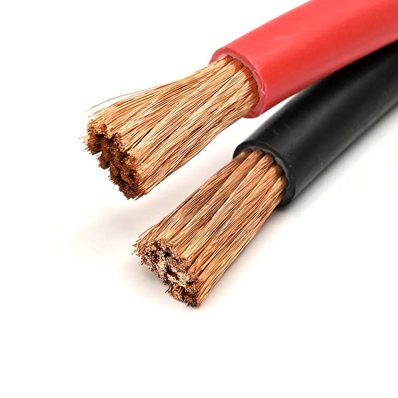 Câble de batterie de haute qualité rouge noir 16 mm2 25 mm2 35 mm2 50 mm2 70 mm2 95 mm2 câble d'alim