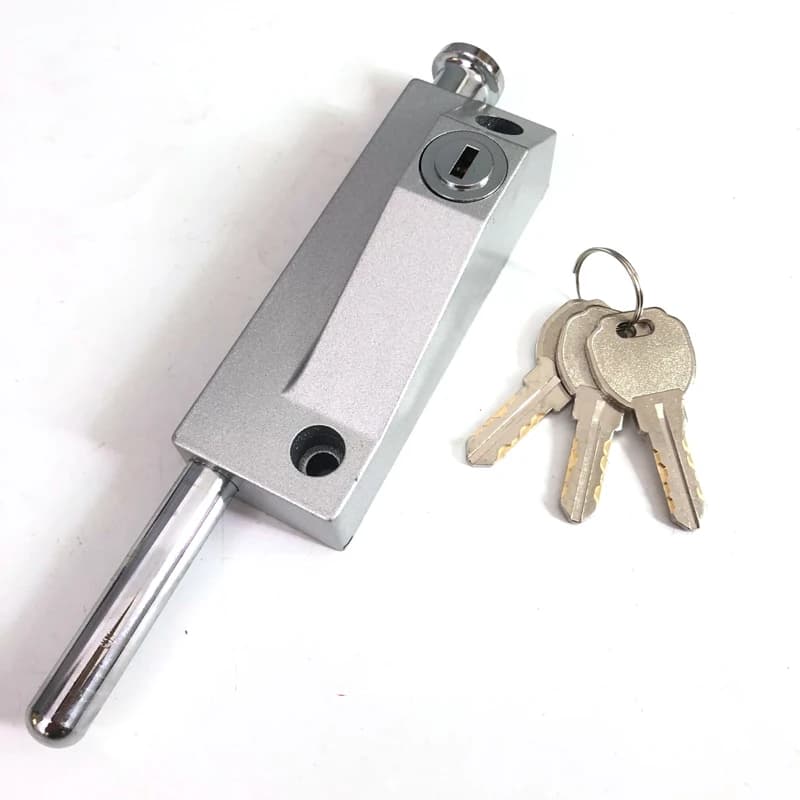 Serrures à clé plates pour porte market, loquet antivol de sécurité, porte en verre revoltée, quinca
