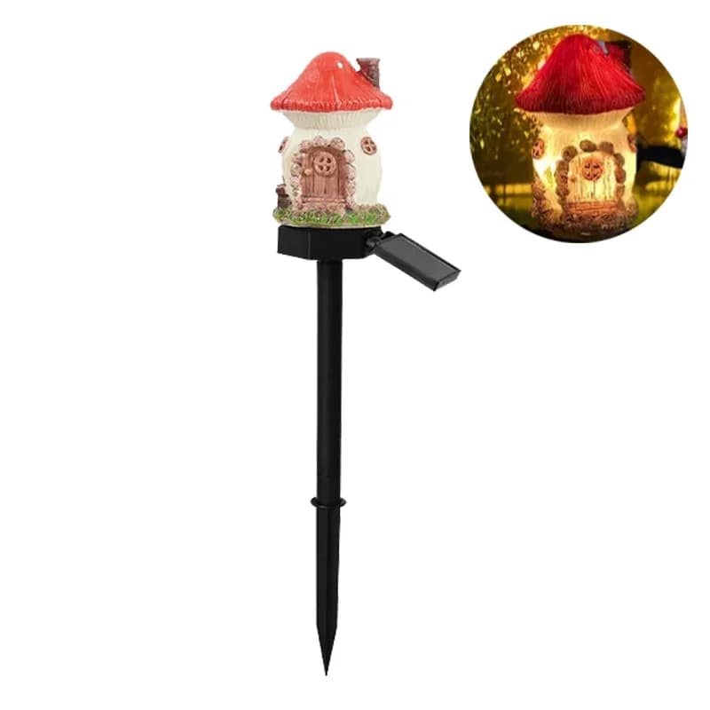 Lampe de pelouse solaire à LED étanche, décoration de jardin extérieur, lumières de maison dégradées