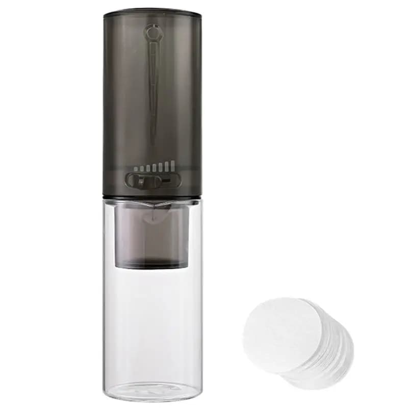 Cafetière à filtre en verre BSEVB : Ensemble de cafetière à froid pour préparation artisanale de caf