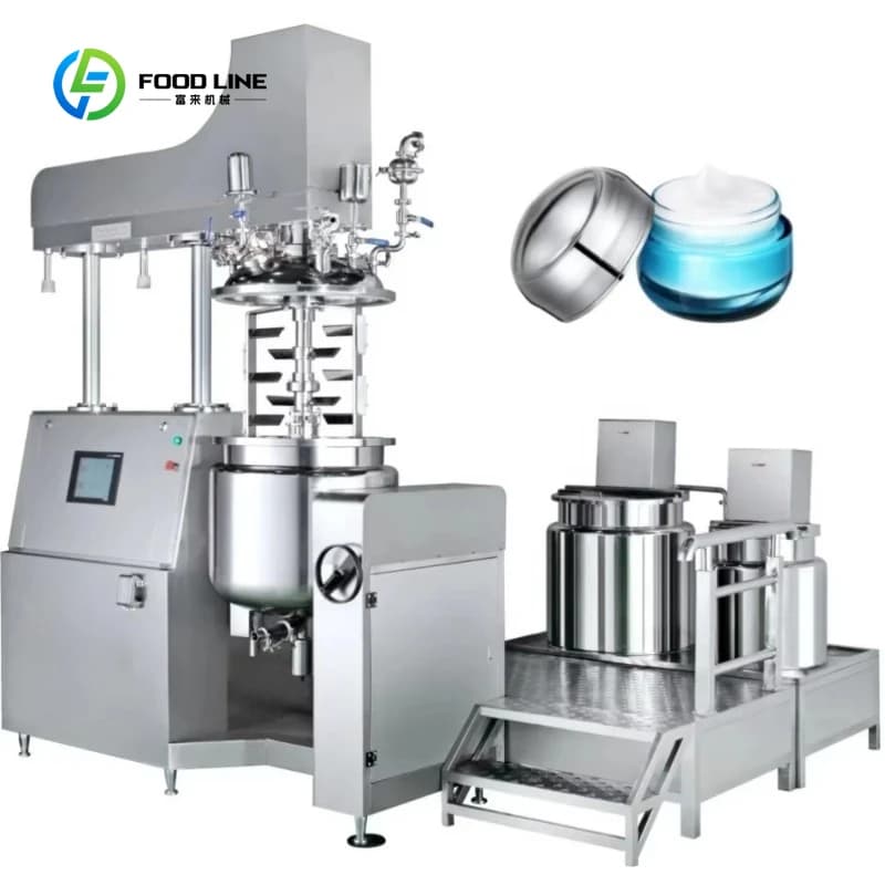 Réservoir de mélange cosmétique personnalisé de 10 L, petit émulsifiant sous vide, homogénéisateur,