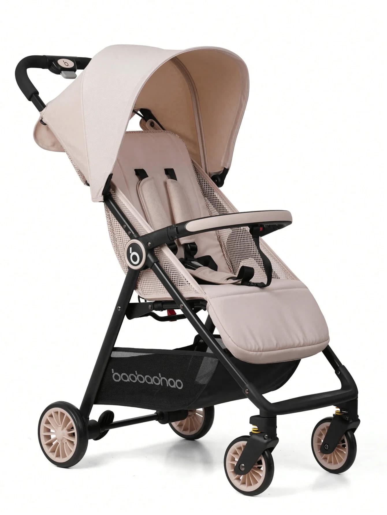 La poussette pour bébé est légère, pliable, peut s'asseoir ou s'allonger, poussette portable avec de
