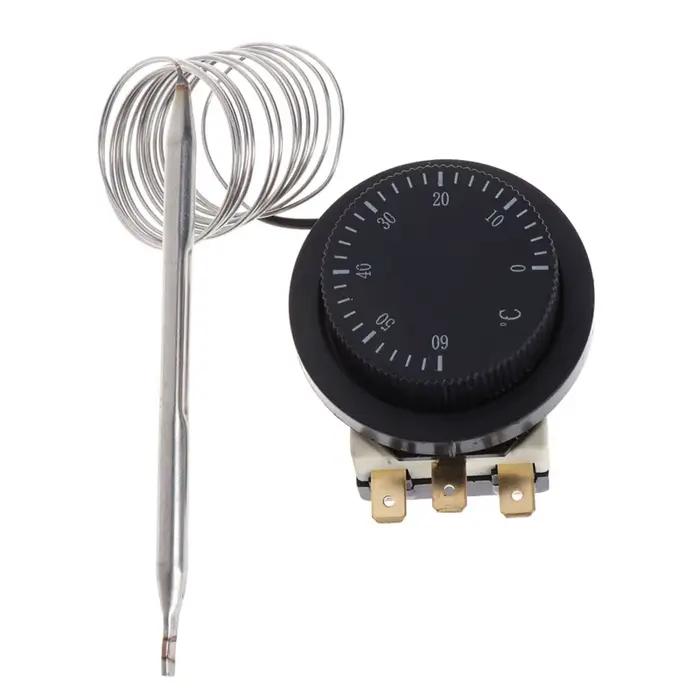 Commutateur contrôle température 0-60 ℃, Thermostat capillaire contrôlé, Durable