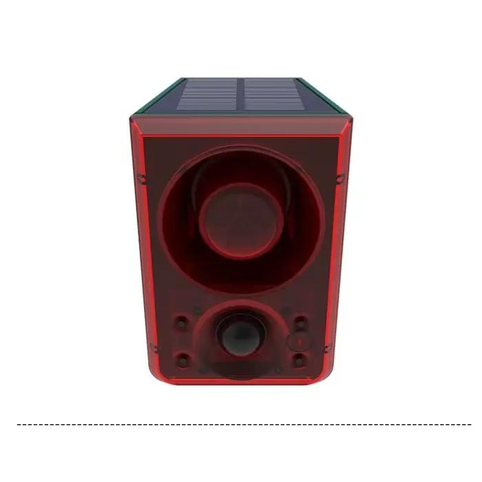 Alarme de capteur de mouvement solaire extérieur avec télécommande 129DB avec détecteur