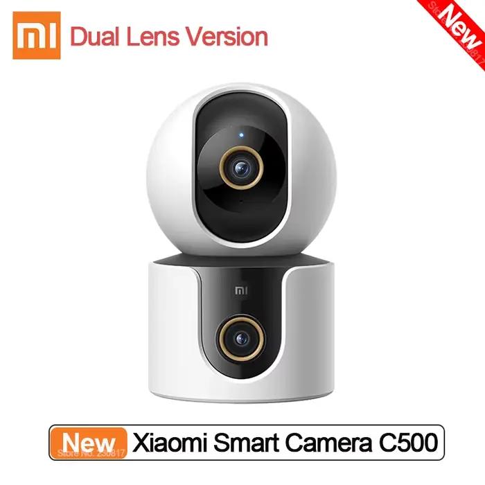 Nouveau Xiaomi caméra intelligente C500 Version double objectif 4MP caméra de sécurité 360 ° Détec