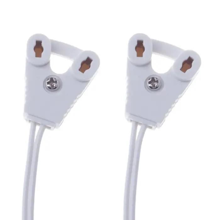 ZHMZH 4 pcs/lot support de lampe T8 boîte à lumière ligne lampes prise support de câble lumières fil