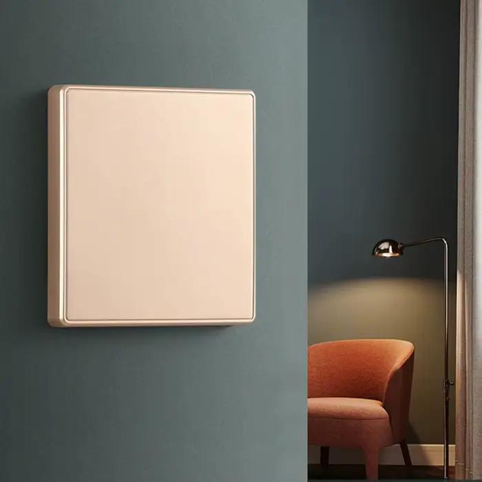 Couvercle de trou mural de type 86 plaque de panneau décoratif pour la maison en gris foncé lavande multi vert armée装饰面板盖板美化家居改善住宅