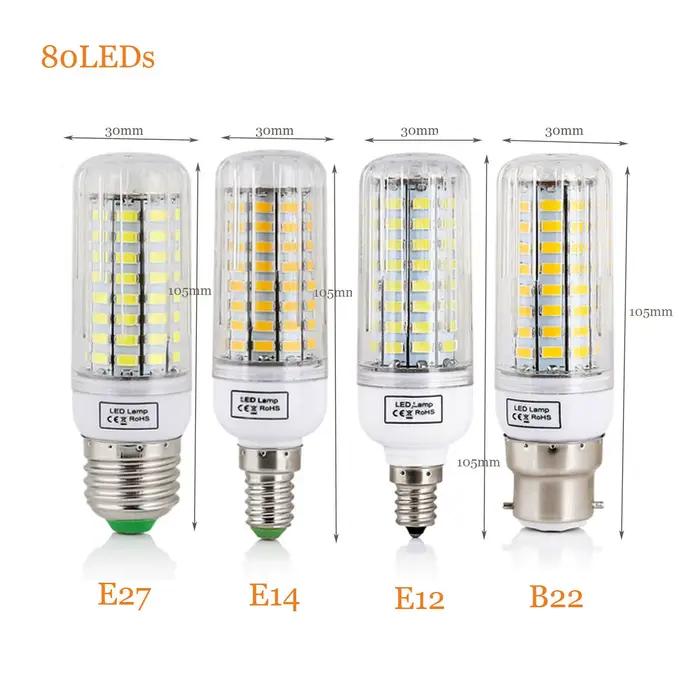 Ampoules LED épis de maïs E27 E14 B22