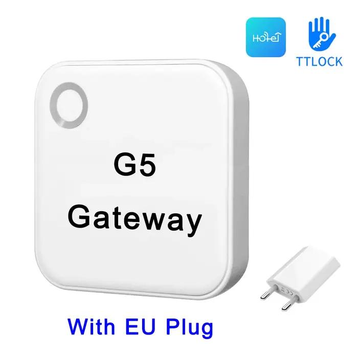 TTLock ou TTHotel APP dispositif passerelle Hub G5 Bluetooth-compatible vers 2.4G 5G WiFi convertisseur pour télécommande serrure intelligente