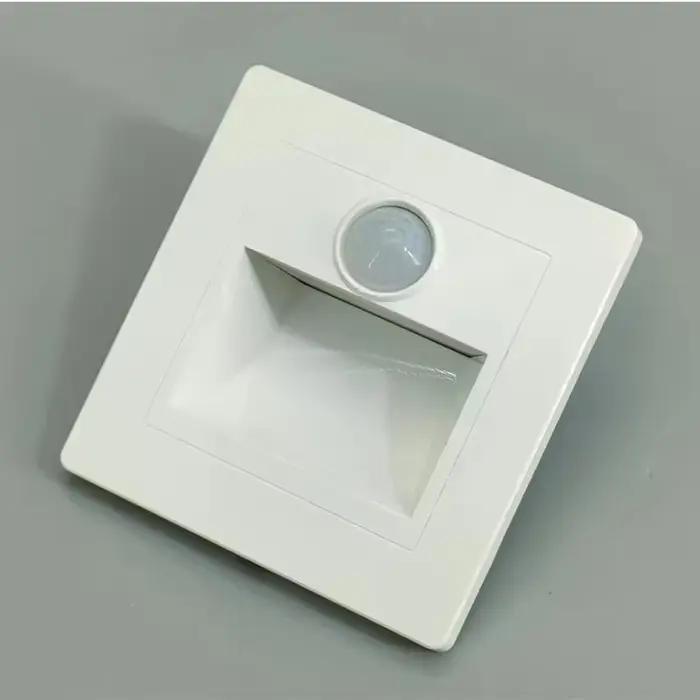 Capteur de mouvement infrarouge lumières d'escalier intérieur extérieur escalier étape applique mura