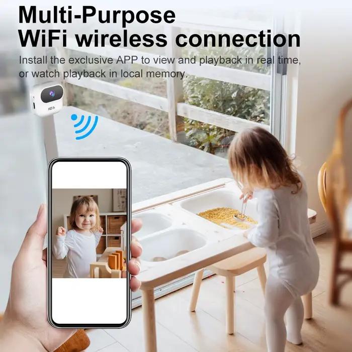Caméra de sécurité intelligente WiFi Ourlife HD Mini