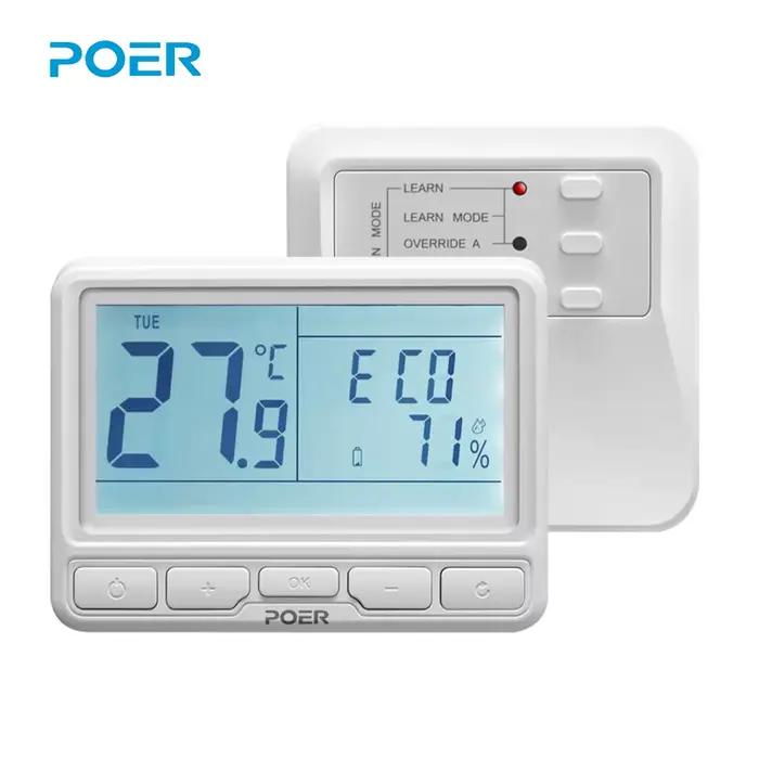 Thermostat intelligent programmable sans fil pour le chauffage de l'eau