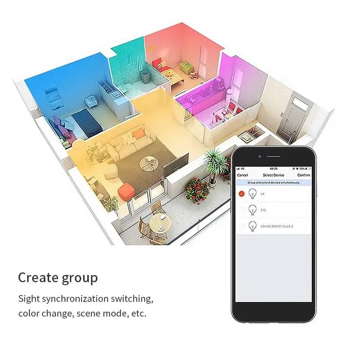 Ampoule Led GU10 Wifi Tuya Smart Life Ampoule de Projecteur 925 Lumens Connectée à Alexa Google Smart Home Salon Occasions Spéciales