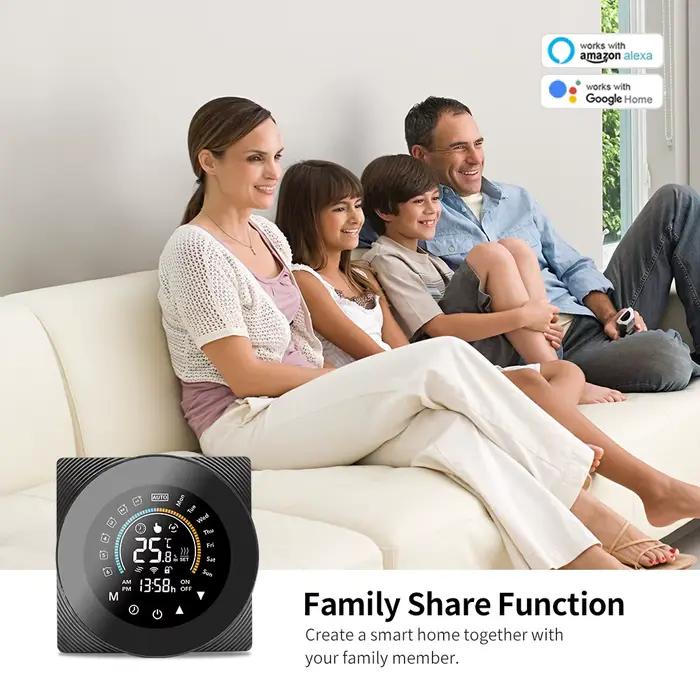 Thermostat Wifi pour chauffage au sol électrique/eau/gaz