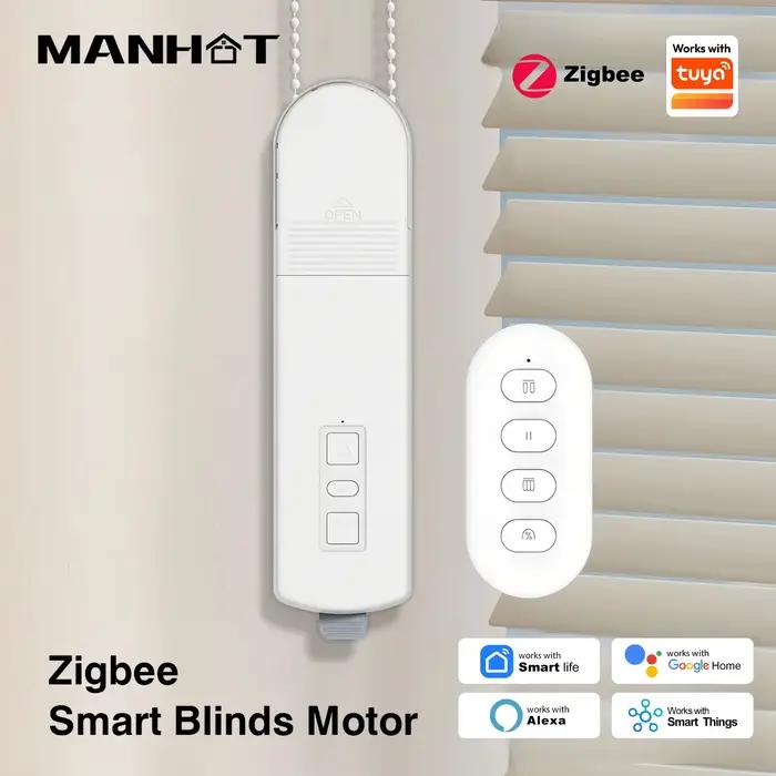 Moteur de rideau électrique intelligent Zigbee DIY pour stores, volets et stores enrouleurs compatible Tuya Alexa Google Home Alice occasion spéciale智能家居电动卷帘智能Zigbee DIY适用于百叶窗、窗帘和卷帘,兼容Tuya、Alexa、Google Home和Alice特定场合