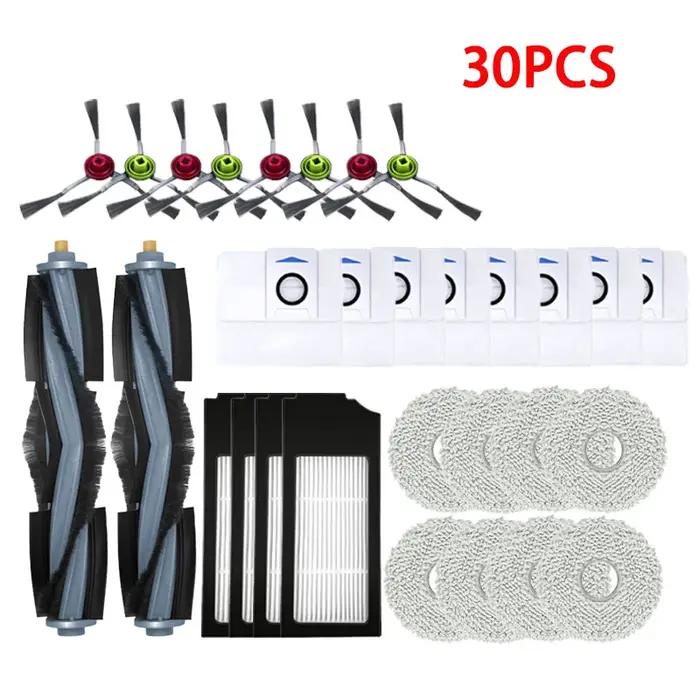 Accessoires pour aspirateur robot Ecovacs Deebot T10 X1 OMNI TURBO filtres tissu ABS plastique variété de couleurs entretien facile美好生活,从清洁开始。Ecovacs Deebot T10/X1 OMNI/TURBO专用配件,让您的生活更加轻松与整洁。多种颜色选择,易于维护,提升吸尘器性能和使用寿命,创造健康环境。