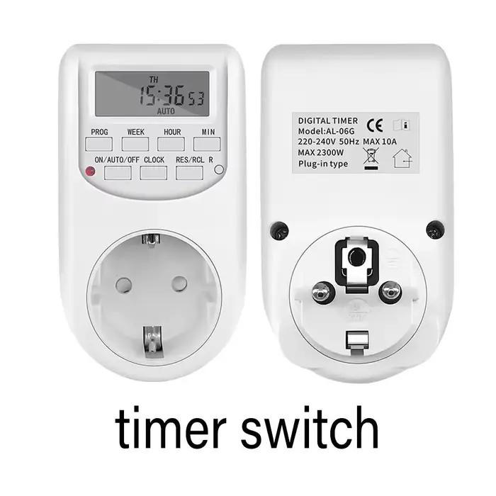 Prise de Thermostat numérique 220V, prise EU/US/UK, régulateur de température, interrupteur de minut