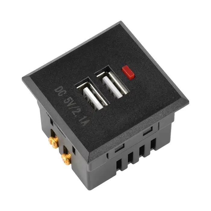 5V 2.1A double prise de courant USB intégré chargeur de téléphone portable