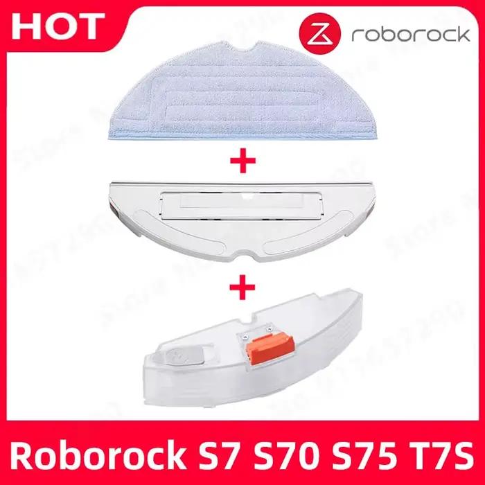 Roborock S7 S70 S75 T7S réservoir d'eau à commande électrique pièces de rechange aspirateur plateau