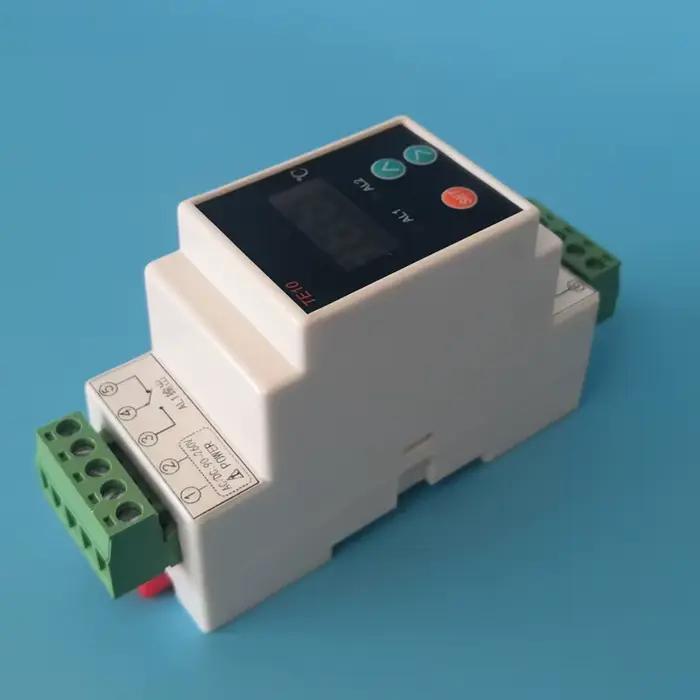 AC90~260V -40~110 ℃ Thermostat sur Rail Din avec capteur, sortie relais bidirectionnelle, contrôle